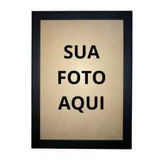 Quadro Personalizado com Foto A4 Moldura - Pode Ser Seu