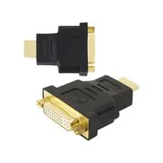 Adaptador Hdmi Macho Dvi-d Fêmea 24+5 Banhado A Ouro
