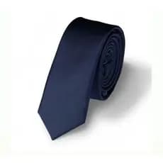 Gravata Social Slim Executivo Luxo Azul Marinho - Envio Imediato