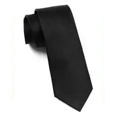 Gravata Slim Luxo Preta Executiva - Envio Imediato