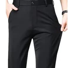 Calça Social Slim de Luxo Masculina Alfaiataria Oxford - Envio Imediato