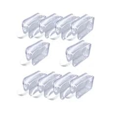 Kit 15 unidades necessaire transparente organizadora