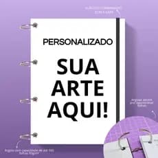 Caderno Argolado Personalizado, Universitário, fichário, caderno de argola