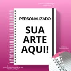 Caderno Reposicionável Personalizado, universitário