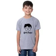 Camiseta De Algodão Infantil Harry Potter