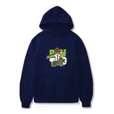Moletom Canguru Infantil Ben 10 Blusa de Frio Peluciada Estampada