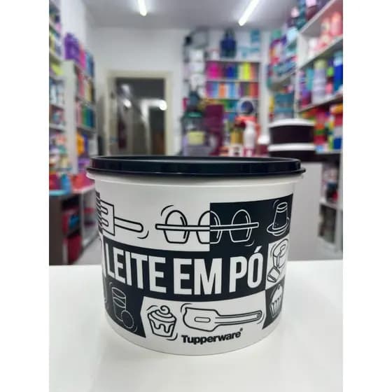Tupper Caixa Leite em Pó Pop Box 1,8kg