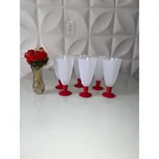 kit taças longas murano