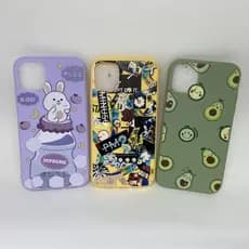 Capinha Case de Silicone Fofa Abacates Coelho iPhone 11