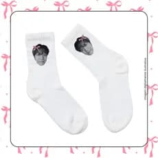 Meia Personalizada Divertida BTS 'Lacinhos' Arirang | KPOP