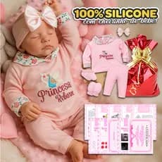 Bebê Reborn Realista 100% Silicone Pode Banho Linda