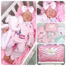 Bebe Reborn Recem Nascido Realista Silicone Completa + Bolsa
