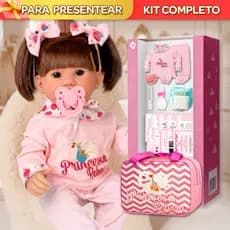 Bebê Reborn Boneca 100% Silicone Realista Barata Com Itens Envio Rápido