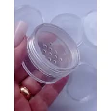 2 Potinhos para iluminador com peneirinhas