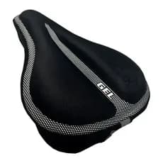 Capa De Banco Selim Em Gel Silicone Revestida Para Bike Bicicleta Ajustável Mácio Super Confortável
