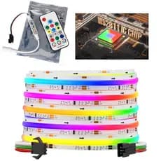 Combo Ws2811 720 Leds Cob Neon Alto Brilho + Central Vu Slim