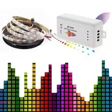 Kit Vu Som Automotivo Central Sp107e 5m D Fita Ws2815 Branco