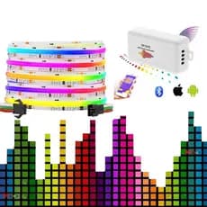 Kit Vu Central Sp107e Led Ws2811 720 L Cob Neon Alto Brilho