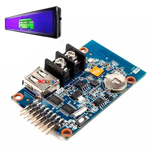 Placa Controladora Painel Led Letreiro Wf1 Wf1 Wifi Onboard