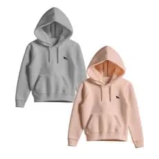 Kit 2 Moletom Canguru Infantil Várias Cores Promoção