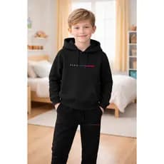 Conjunto Infantil Canguru Paris e Calça Moletom Masculina Inverno