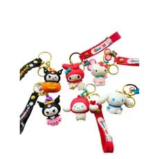 Chaveiro fofo da turma da Hello Kitty, coleção 2