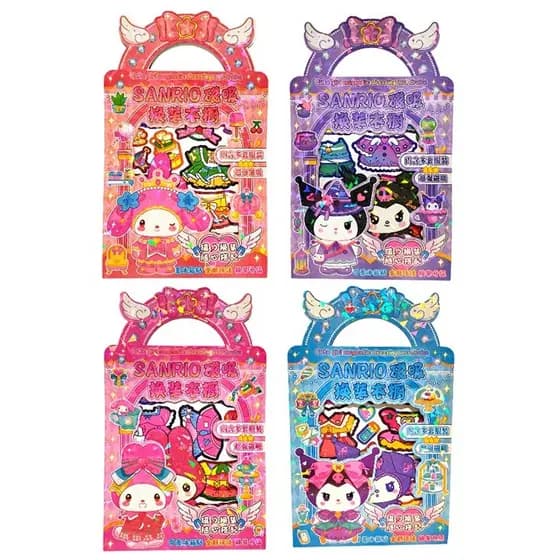 Kit ímã fofo personalizável magnético, guarda-roupas magnético Sanrio