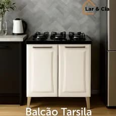 Balcão de Aço Itatiaia Tarsila 2 Portas –p/ Cooktop 4 /5 Bocas-