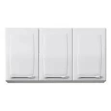 Armário Aéreo Itatiaia Luce 3 Portas Cozinha Moderna Compacta Planejada P/ Sua Casa
