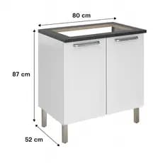 Balcão de Aço Itatiaia Tarsila – Suporte para Fogão Cooktop- Cozinha