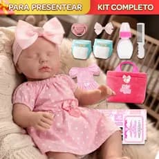 Boneca Menina Bebê Reborn Realista 100% Silicone Linda Barata