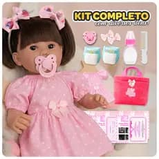 Boneca Bebê Reborn Realista Barata 100% Silicone