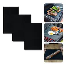 Kit 3 Manta Grill Antiaderente Teflon Churrasqueira Casita