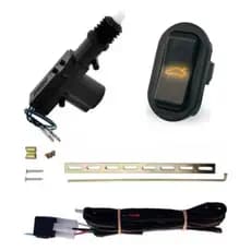 Kit Abertura De Porta Malas Elétrico Pelo Alarme Ou Botão Com Led Azul Verde Ambar Vermelho Branco
