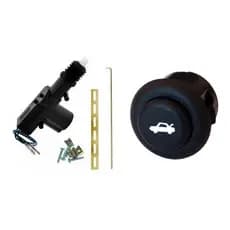 Motor 2 Fios Destrava Porta Malas + Botão Universal