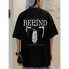 Camiseta Oversized Algodão Japones Jujutsu Kaisen Anime Satoro Itadori Toji
