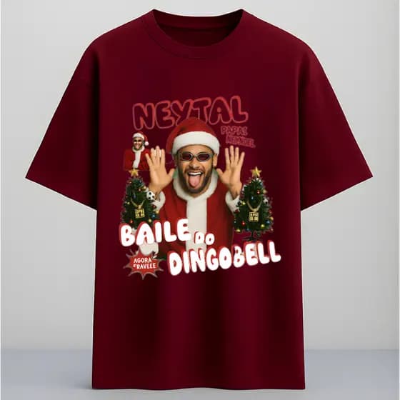 Camiseta Personalizada Menino Ney Natal Roupa De Papai Noel Neymar Junior Style Camisa Para Natal