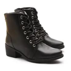Bota Coturno Feminina Moderna Elegante e Confortavel