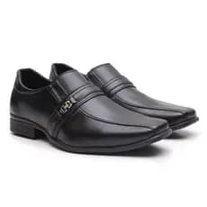 Sapato Social Miletto em Material Tecnológico - 806 Preto