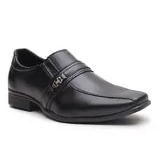 Sapato Social Masculino Com Metal Lateral em Material Tecnológico Exclusivo Lançamento
