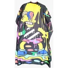 Capa De Corte Cabelo Barbeiro Cabeleireiro Simpsons Bart