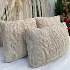 Capas De Almofada Sala Sofa Cama Decorativa Trico C/zíper NOVA YORK 45x45 50x50 60x40 50x30cm