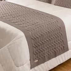 Peseira Manta Decorativa Trico Sala Sofá Cama Solteiro Casal Queen King Maldivas
