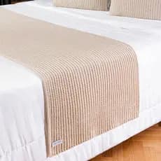 Peseira Manta Sofá Sala Tricô Pontão Cama Solteiro Casal Queen King Milão