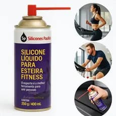 silicone spray lubrificar esteira e bicicleta spinning 400 ml