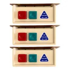 Botão De Máquina De Costura Liga Desliga Kit 3 UNIDADES