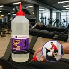 Silicone Lubrificante Líquido 1 Lt Puro Próprio esteira e bicicleta ergométrica