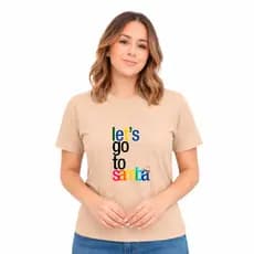 Camiseta Feminina Blusa Algodão Let's Go To Samba Envio Rapido