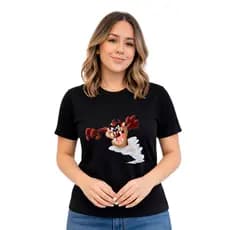 Camiseta Unissex Algodão Taz Envio Rapido Blusa Premium