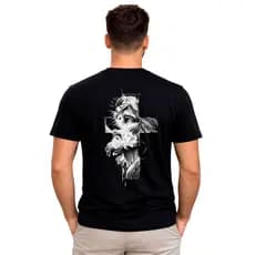 Camiseta Algodão Masculina Face Cristo Cruz Lançamento Qualidade Conforto e Leveza